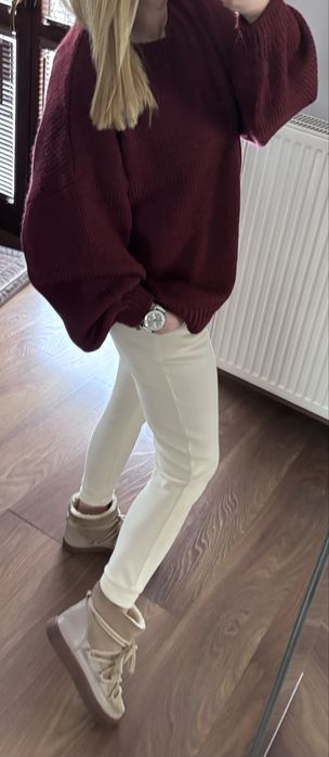 Sweter Marsala - nowy bez metki