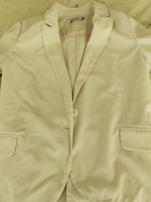 Blazer branco Stradivarius