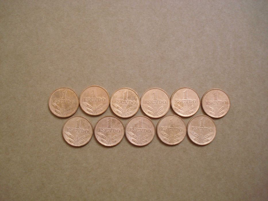 Moedas de 1 Escudo em bronze