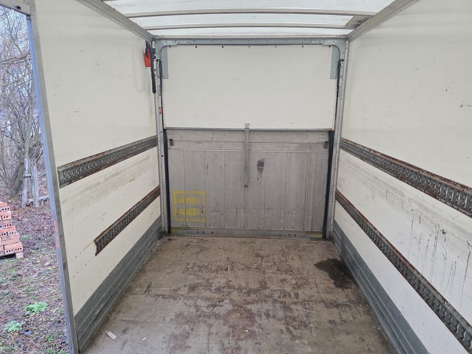 Zabudowa kontener 8epal 430cm + winda Dhollandia 500kg