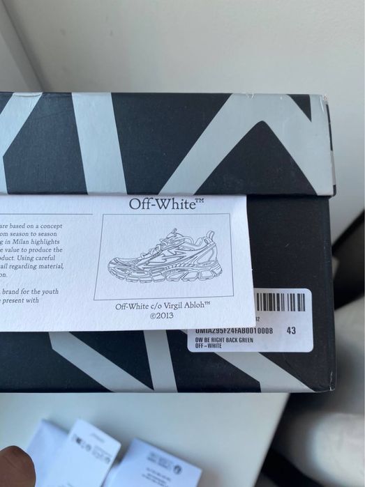 Офф Вайт Be Right Back Оригінал