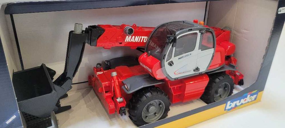 Bruder 02129 ładowarka Manitou z akcesoriami nr. 14