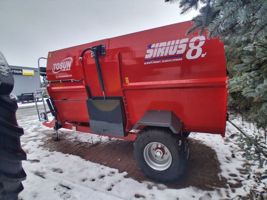 TOSUN Sirius 8m3  Paszowóz poziomy TOSUN Sirius 8 m3