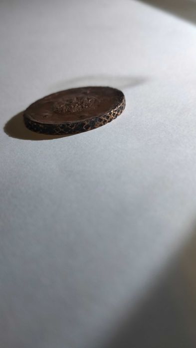 П'ять копійок Хрестовик 1725 р. Оригінал