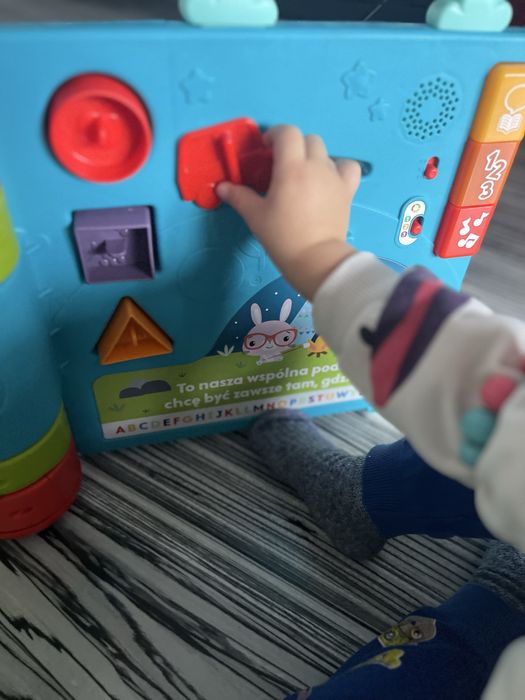 Interaktywna książka Fisher Price dla dzieci od 6m