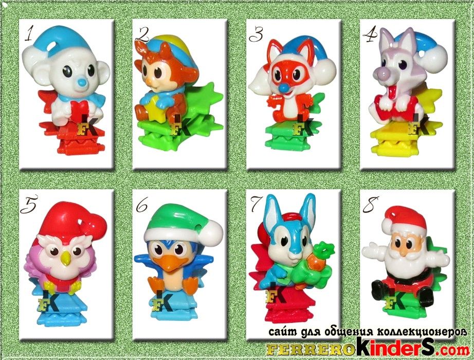 Ведмедик Кіндер серія "Різдво на ялинці 2017"