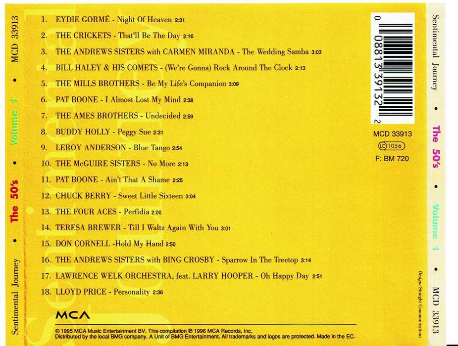 Sentimental Journey (The 50's Volume 1)