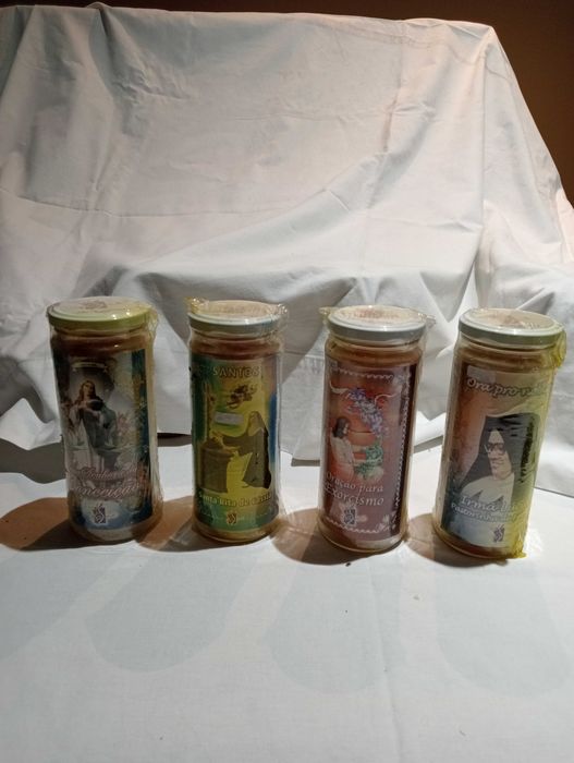 Velões com oração velas