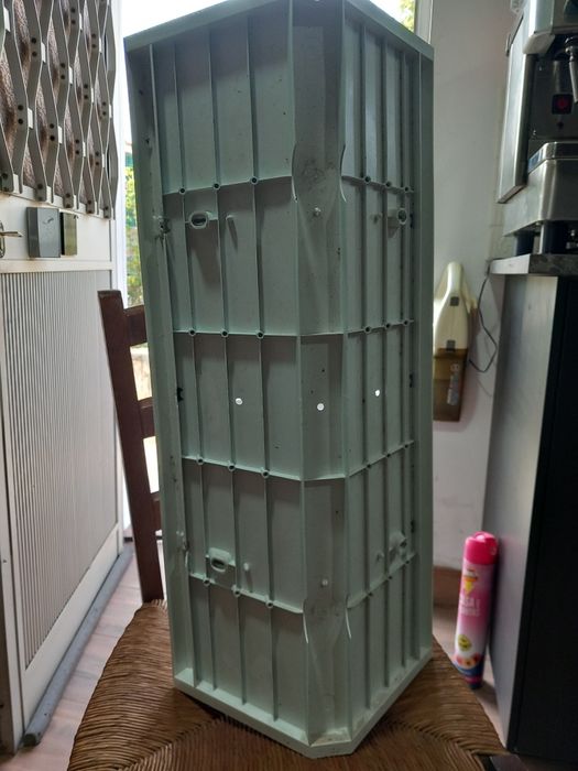 Armário de WC em PVC de canto