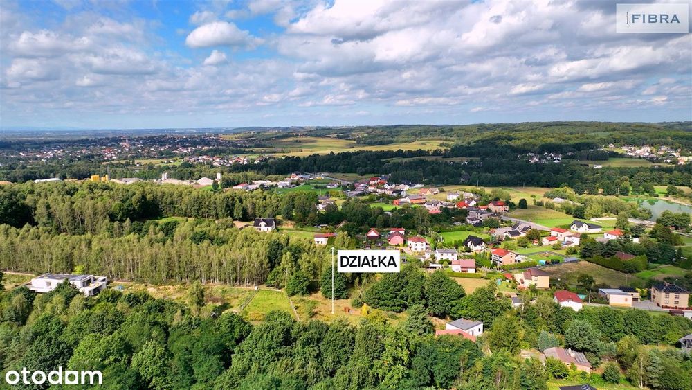 Działka budowlana wśród zieleni – 3 linia zabudow