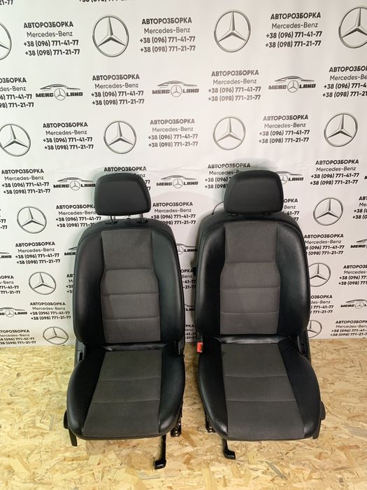Mercedes c-klass w204 салон сідушкі карти задній діван