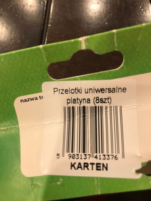 przelotki do firan platyna Karten