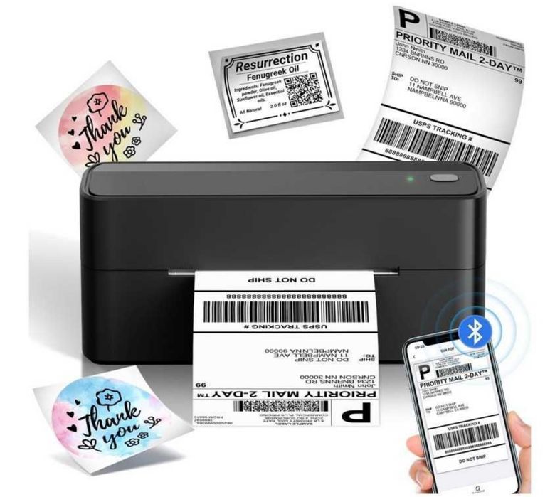 Phomemo 241BT drukarka etykiet wysyłkowych Bluetooth 4x6"