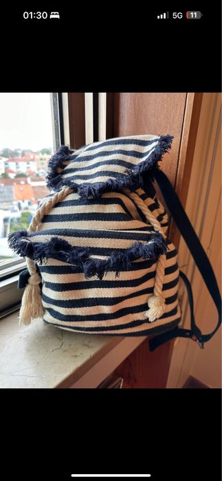 Mochila às riscas Springfield