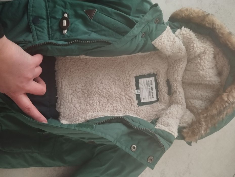 Kurtka zimowa chłopięca na 3/4 lata