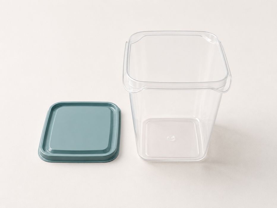 Caixa Tupperware Alta com Tampa – Recipiente Hermético / Food Storage Container