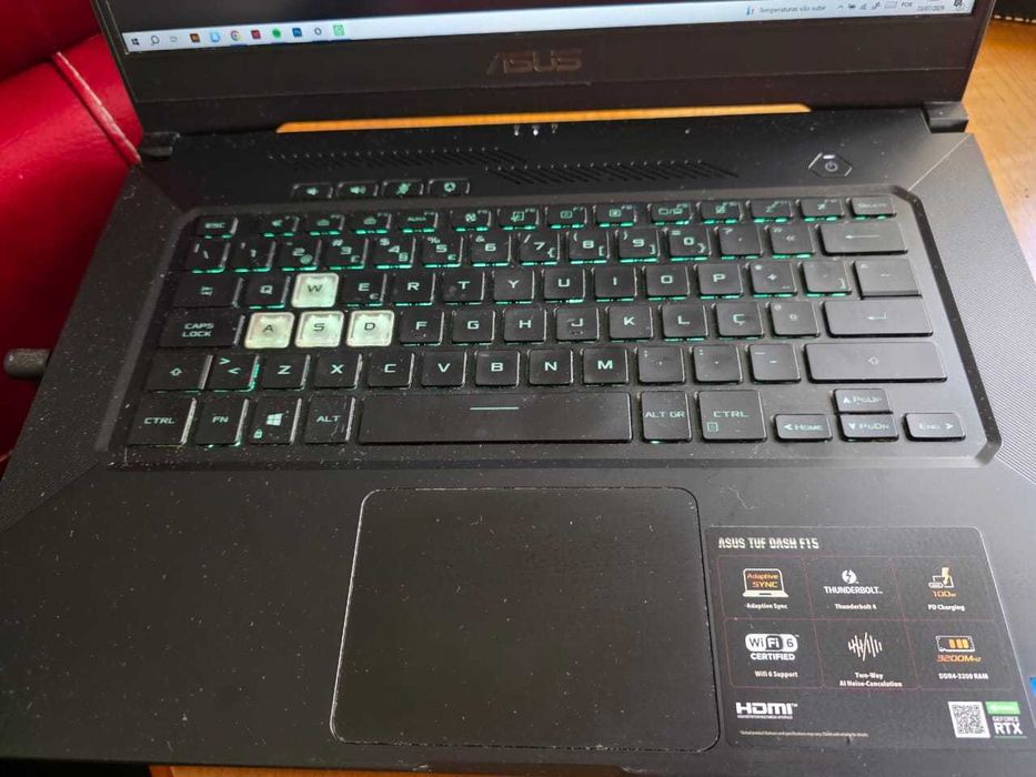PC ASUS TUF DASH F15 - Impecável