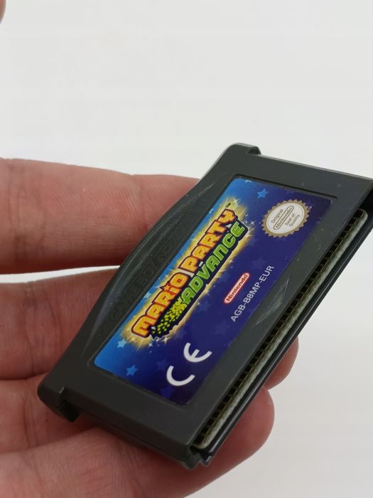 mario party advance nintendo game boy advance pudełkowa