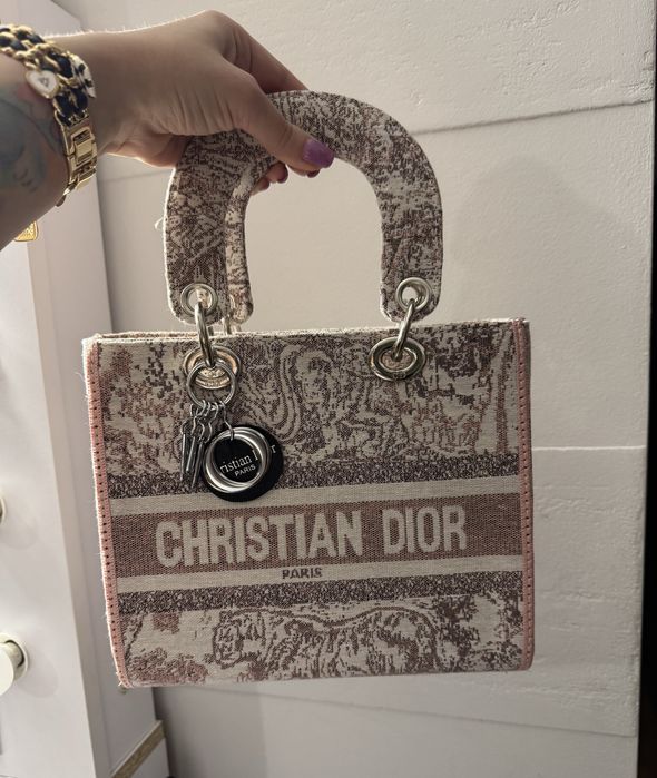 Torebka Christian Dior różowa