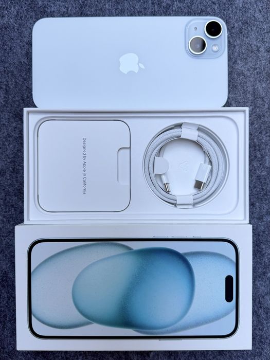 Iphone 15 Plus 128GB stan BDB dystrybucja PL, 2x etui oryginal+spigen