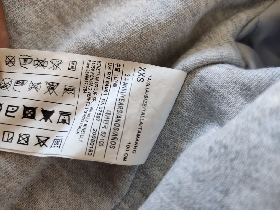 Casaco Benetton 3/4anos