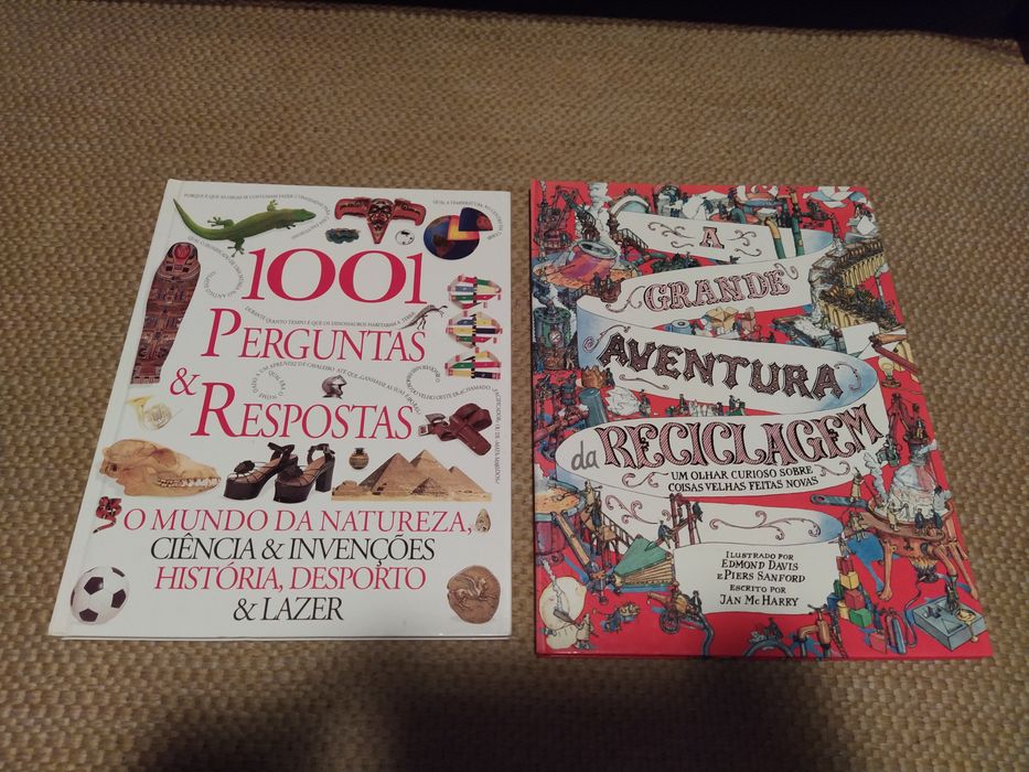 Atlas, enciclopédias e outros livos juvenis