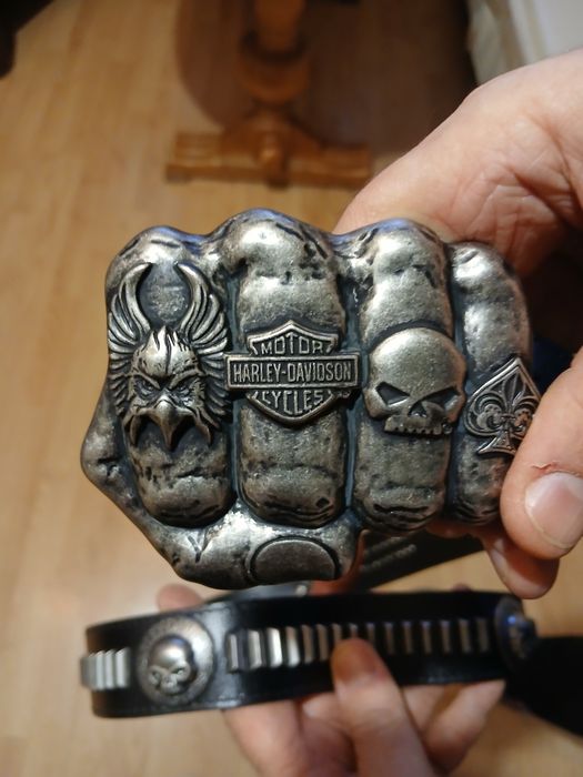 Harley Dawidson pasek ze skóry nowy