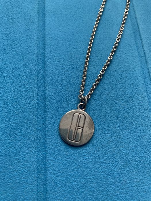 Tiffany&Co Tiffany серебряная цепочка с серебряным кулоном