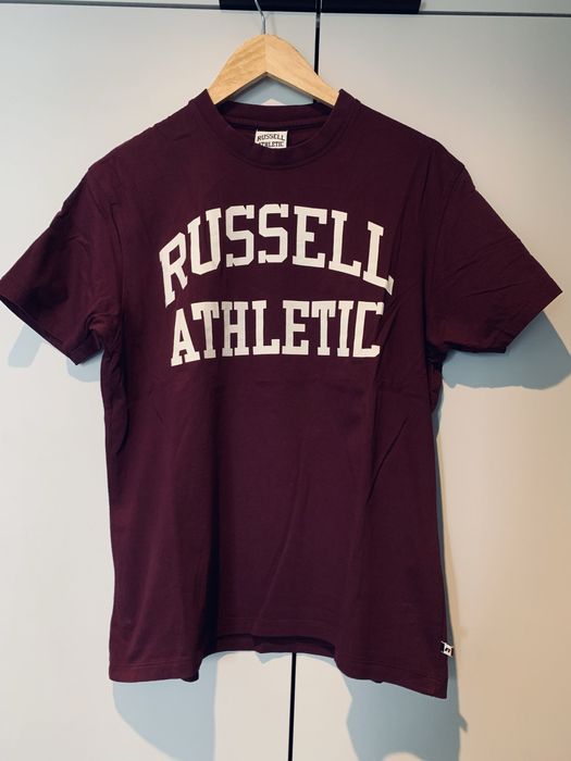 Koszulka męska M russel Athletic burgundowa