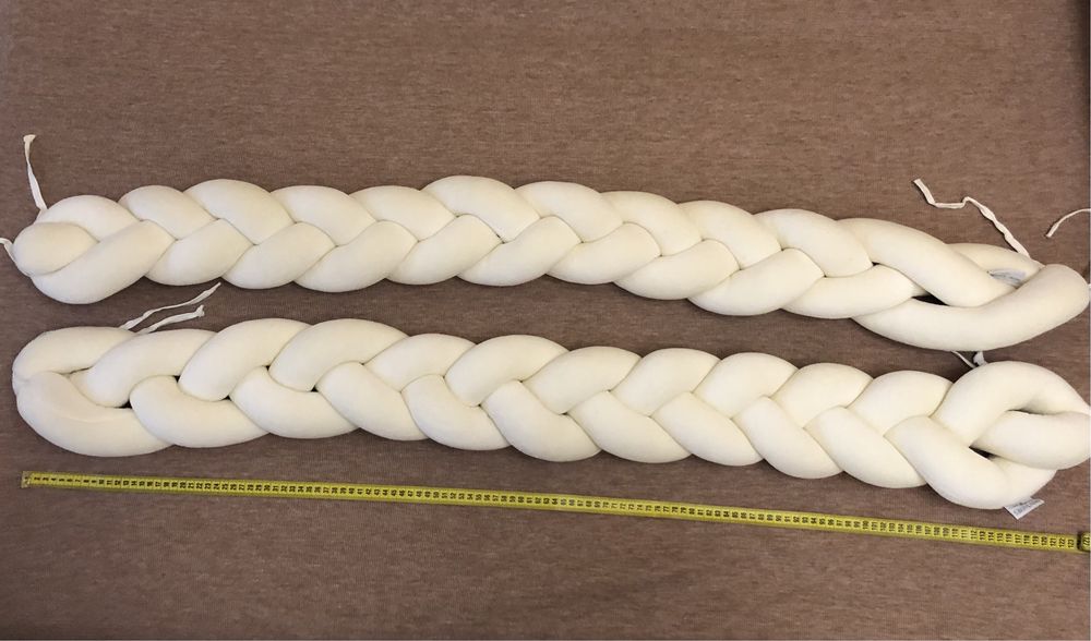 Бортик-коса Baby Veres "Milk", захист в ліжко, защита в кроватку