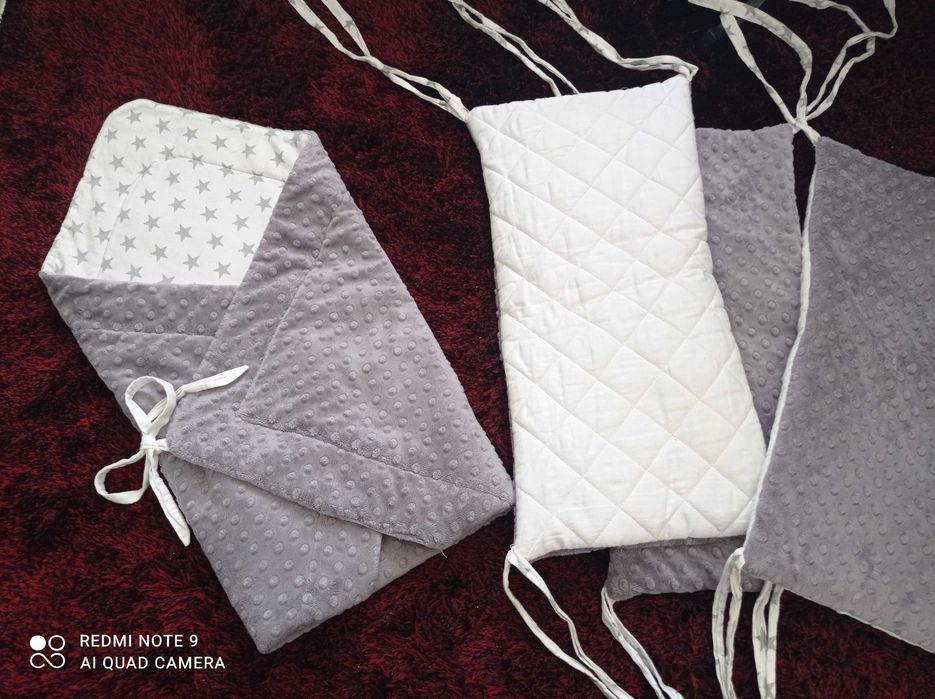 Rożek niemowlęcy minky + 3 ochraniacze