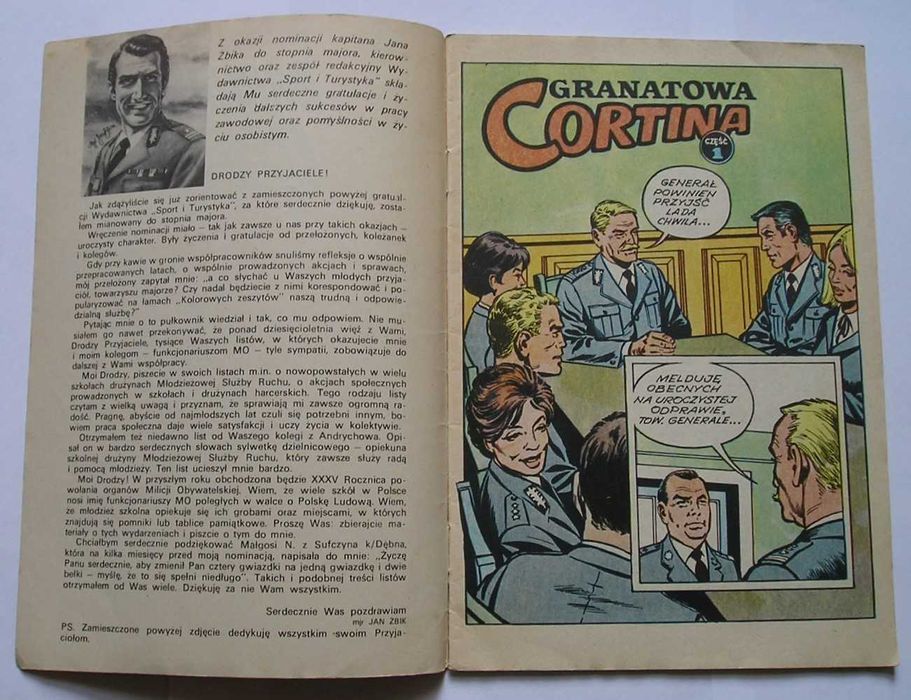 Kapitan Żbik - Granatowa Cortina - 1978 - J. Wróblewski , W. Krupka