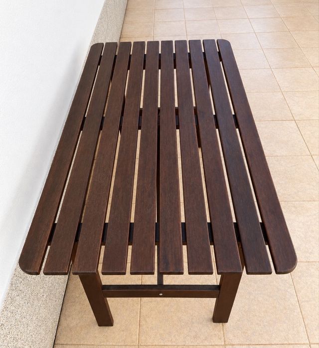 Mesa de jardim em madeira 120 × 71 × 67 cm