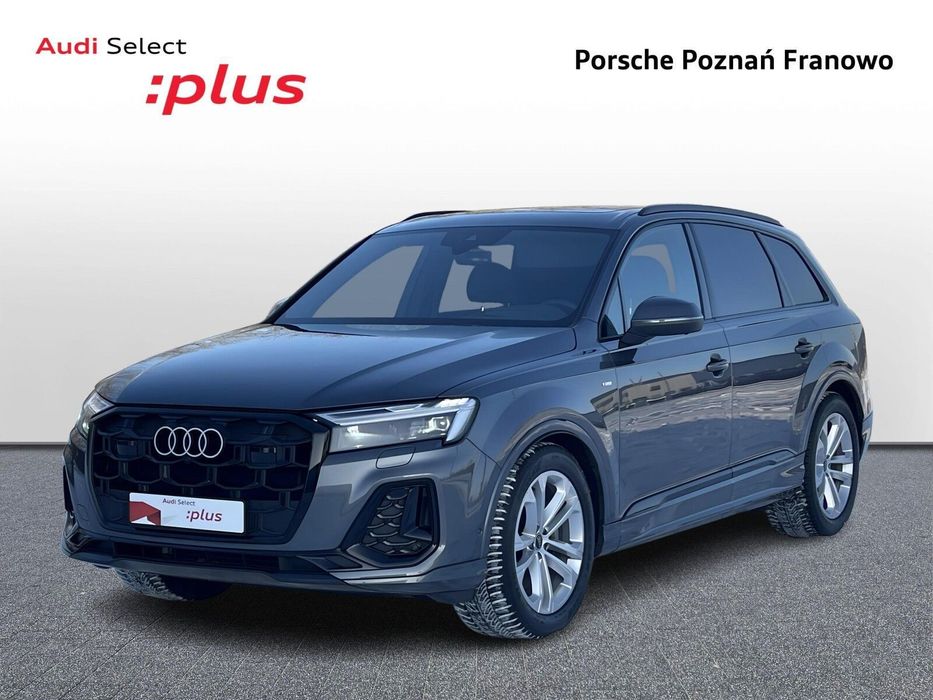 Audi Q7 50 TDI quattro | S-Line | Panorama | Tylna oś skrętna | 7 osobowa