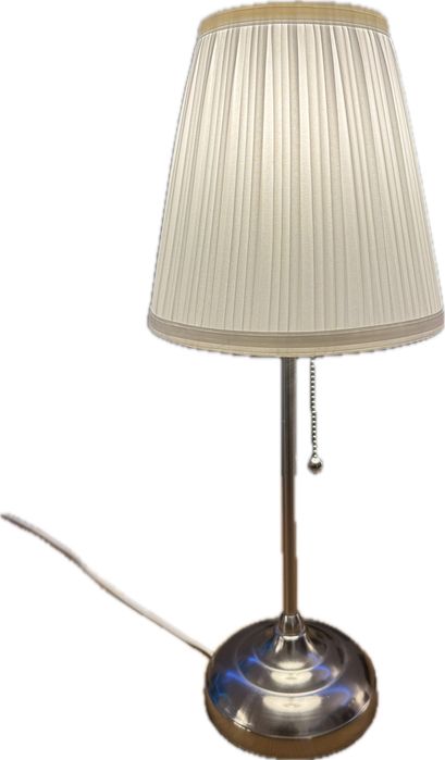 Lampa stołowa ikea nocna biała arstid