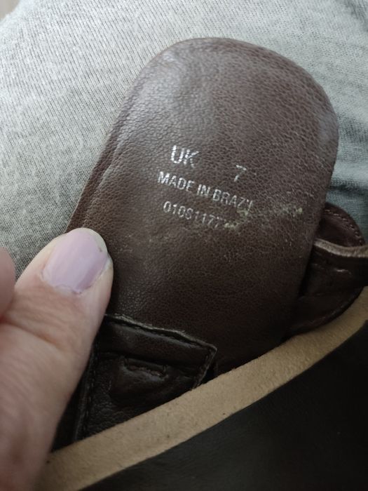 Clarks klapki skórzane  40