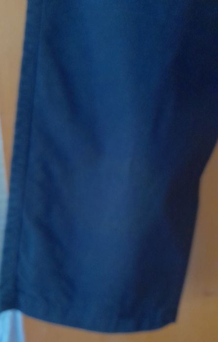 Calças clássicas algodão azul escuro tamanho 45 - Bom estado