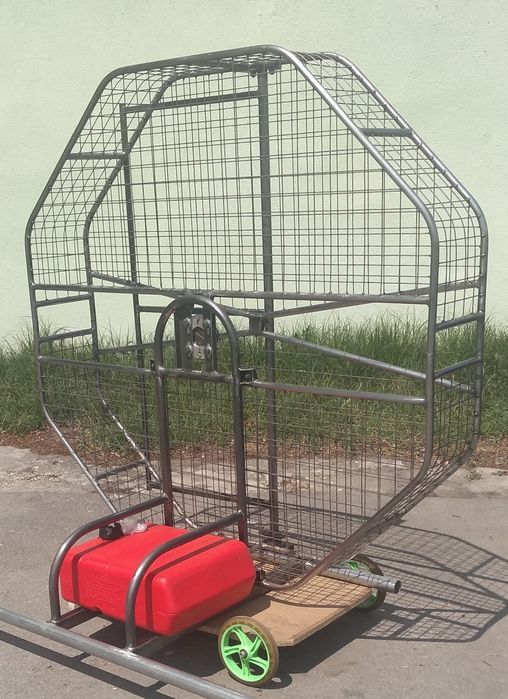 Napęd airboat kosz i rama