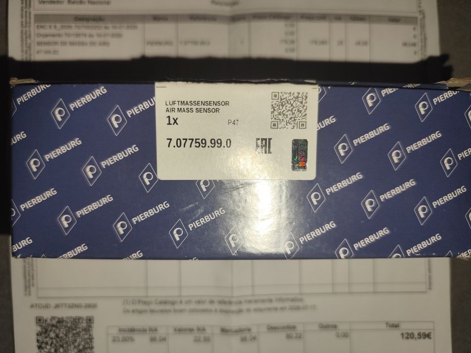Sensor massa de ar NISSAN QASQHAI J11