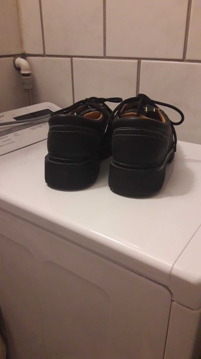 buty skórzane trapery półbuty męskie zimowe 41 wkładka 26,5cm