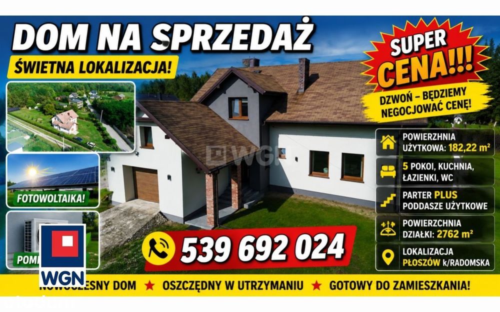 NOWOCZESNY dom pod miastem do sprzedania !