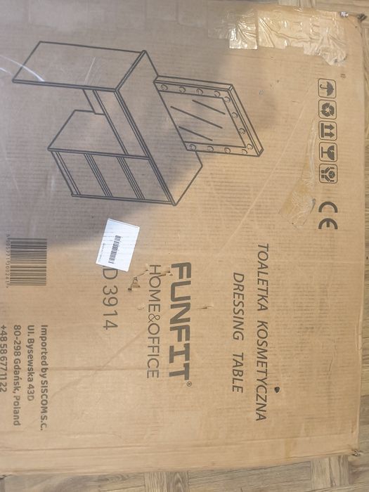 Toaletka z lustrem LED