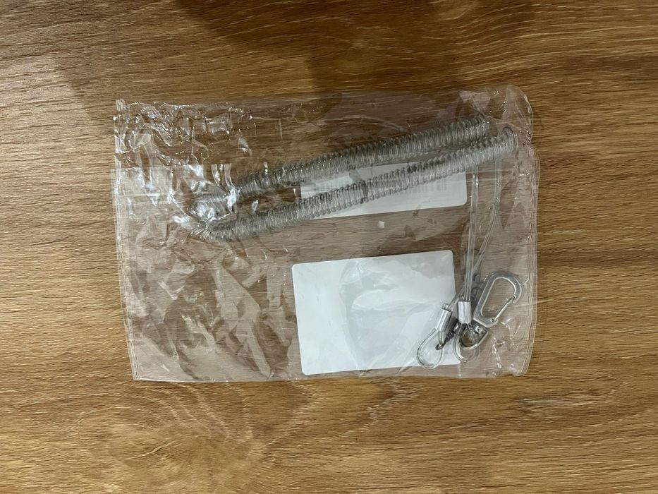 Corrente (trela elastica)para aves para treino ou andar na rua