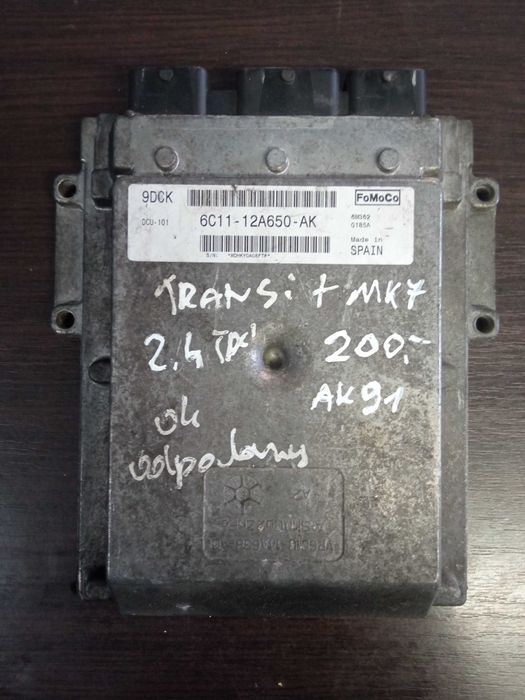 Sterownik silnika Ford Transit Mk7 2.2 TDCI 6C11-12A650-AK Siedlce