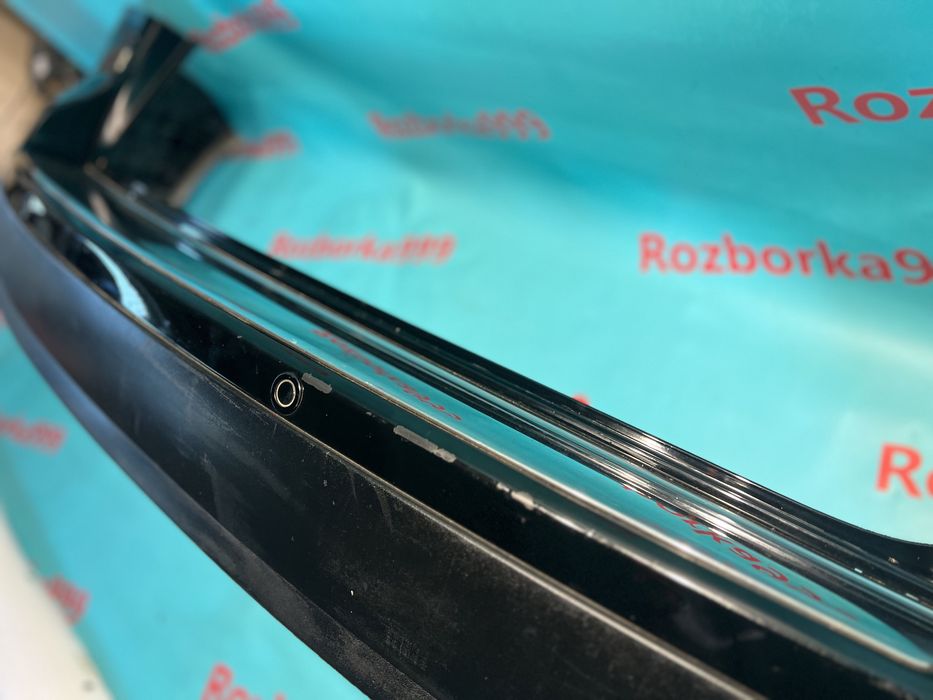 Задний бампер vw Touareg 7L чорний Таурег