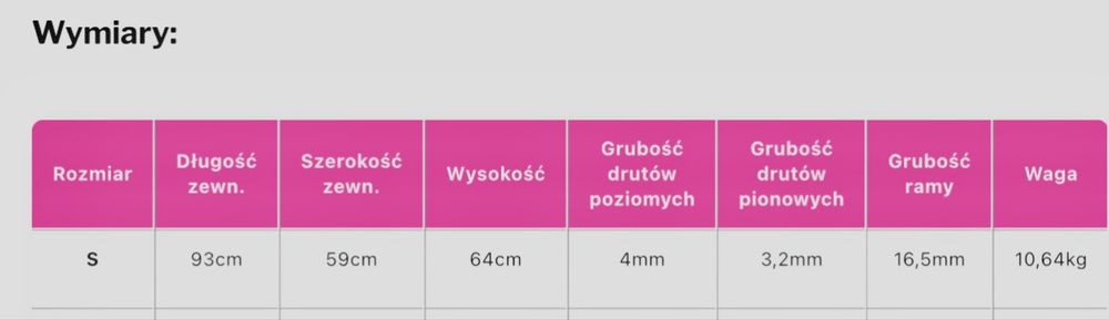 Klatka dla szczeniąt