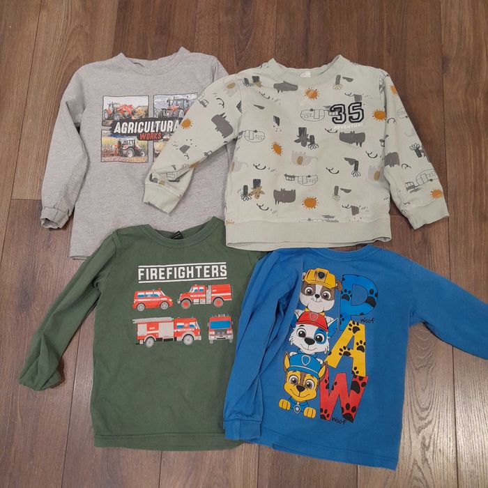 Zestaw bluzek dla przedszkolaka 92 i 98