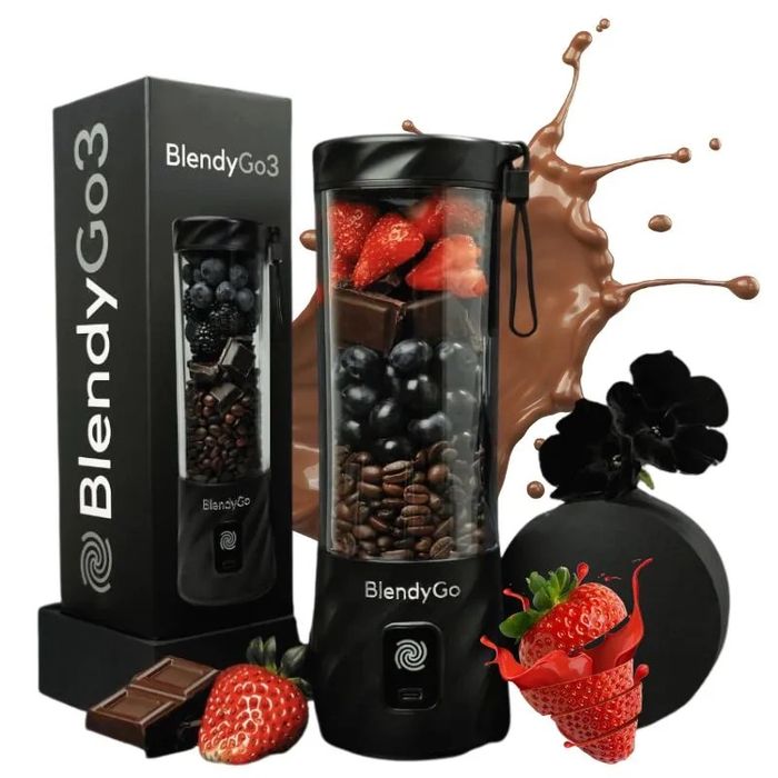 Nowy blender przenośny blendyGO 3 czarny