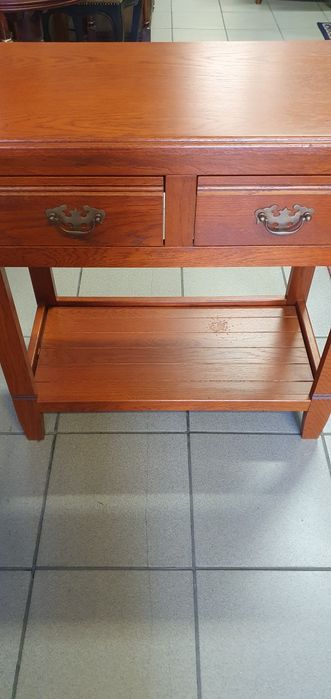 Przyśćienna konsola dębowa