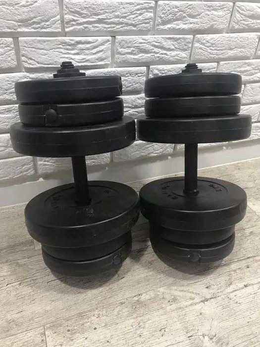 Гантелі розбірні від 8 - 26 кг Гантели набірні із змінними дисками